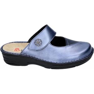 Berkemann Heliane slippers voor dames, blauw, 42 EU