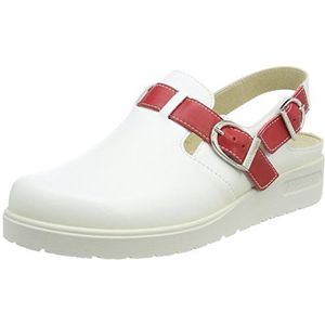 Berkemann Unisex Tec-Pro-iver werklogs, wit/wit/rood., 35.5 EU