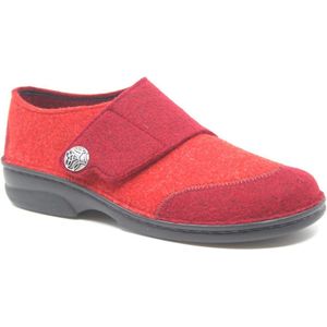 Berkemann - 03558 - Pantoffels - Rood - Patch Filz