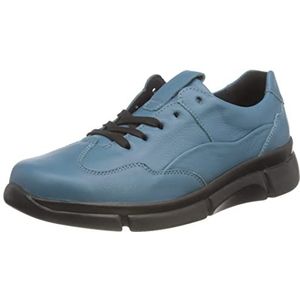 Berkemann - Keri - Sneakers - Petrol - Echt Leer - Uitneembaar Voetbed