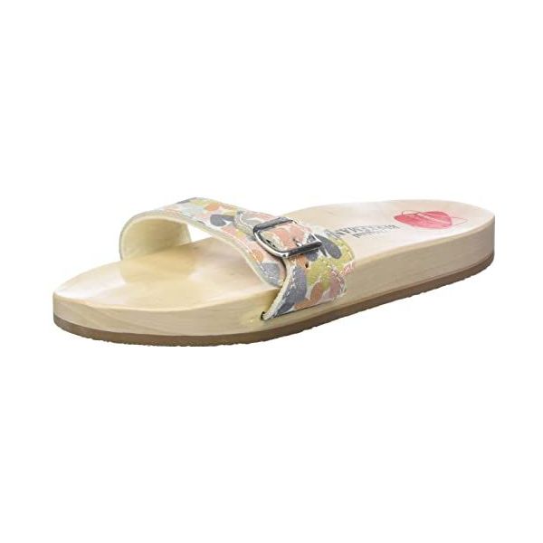 Houten slippers met noppen voetbed Sandalen kopen Sandalen voor de laagste prijs beslist