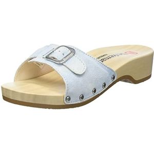 Berkemann Dames Hamburg houten schoen, lichtblauw, 37,5 EU, lichtblauw, 37.5 EU