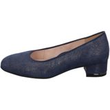 ARA - Orly - Damespomp - Blauw - Leer - Blokhak