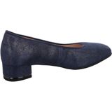 ARA - Orly - Damespomp - Blauw - Leer - Blokhak