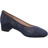 ARA - Orly - Damespomp - Blauw - Leer - Blokhak