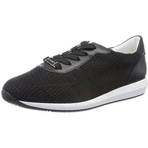 ARA Lissabon Lowcut sneakers voor dames, zwart 047908, 36.5 EU