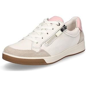 ARA ROM Sneaker, Shell, Cream, Flamingo, 39 EU, Shell Cream Flamingo, 39 EU