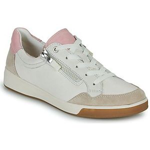 ara ROM Sneakers voor dames, shell, crème, flamingo, 37 EU, Shell Cream Flamingo, 37 EU