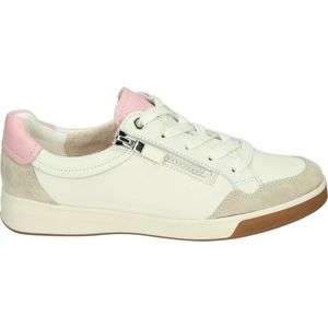 ARA ROM Sneaker, Shell, Cream, Flamingo, 40 EU, Shell Cream Flamingo, 40 EU