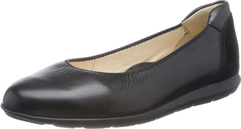 Ara - Sardinia - Ballerina's - Zwart - Leer