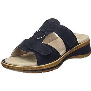Ara 1229021 - Dames slippers - Kleur: Blauw - Maat: 39