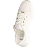 ARA Lissabon Slipper Sneakers voor dames, Crème 12 24801 97, 38.5 EU Breed