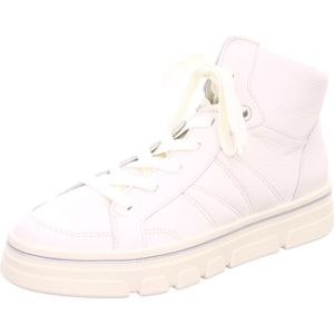 ARA - 12-47103 - Dames Sneaker - Cream - Glad Leer, Ademend, Uitneembare Binnenzool, Breedte H