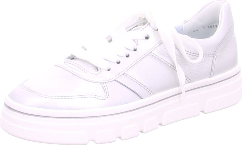 ARA - Canberra - Sneakers - Zilver - Bovenmateriaal: Leer - Binnenmateriaal: Textiel
