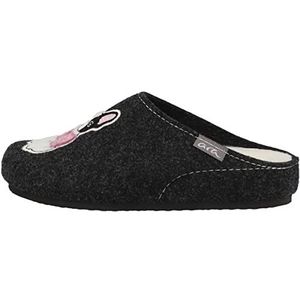 ara Dames Cosy Pantoffels, antraciet, 36 EU