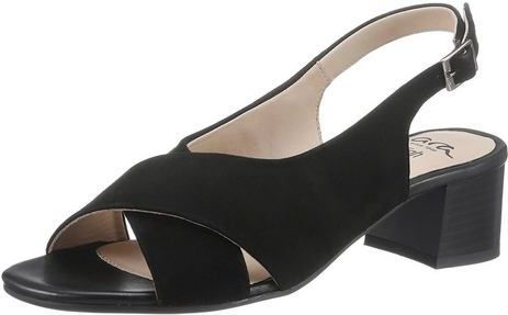 Ara - 12-25605-01 - Sandalette - Zwart - Suède - H-Wijdte