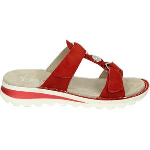 Ara 1247210 - Dames slippers - Kleur: Rood - Maat: 41