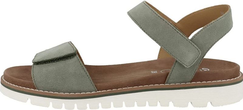 Ara - Sandaal - Khaki - Leder - Soft Voetbed