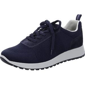 ARA Matteo Sneakers voor dames, blauw, 45 EU, blauw, 45 EU Breed