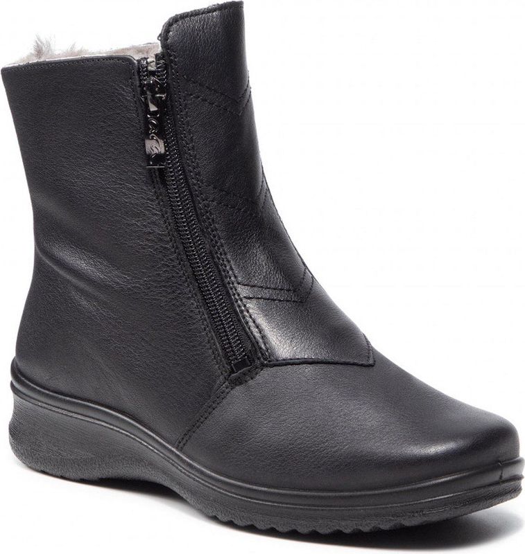 ara - Enkellaarzen - Zwart - Leer