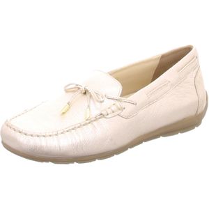ara Dames slipper schoenen Alabama mocassin glad leer vrije tijd elegant slip-ons Uni Alabama mocassin beige leer, platinum, 36.5 EU