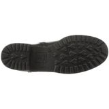 Enkellaarsjes - Effen - Glad Leer - Ritssluiting - Platte Hak