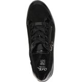 Ara - 1244587 - Dames Veterschoenen - Zwart - Leer en Suède - Wijdte H