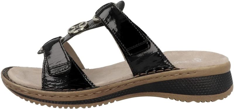 ARA Hawaiiaanse damespantoffels, zwart 12 29003 01, 42 EU, Zwart 12 29003 01