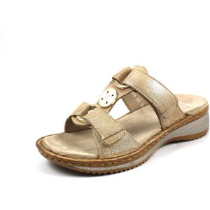 Ara - Hawaii - Dames Muiltjes - Beige - Leer/Textiel