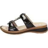ARA - Hawaii - Slippers - Blauw - Bovenmateriaal: Suède - Binnenmateriaal: Leer