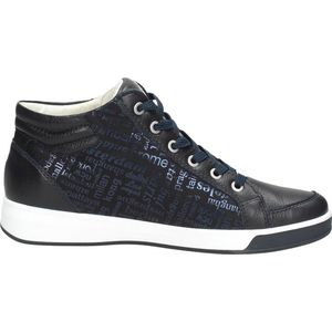 Ara 1234499 - VeterlaarzenHoge sneakersDames sneakersDames veterschoenenHalf-hoge schoenen - Kleur: Blauw - Maat: 38.5