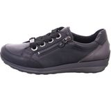 Ara - OSAKA - Sneakers - Zwart/antraciet - Schafrandpolstering - G-breedte - Veterschoen