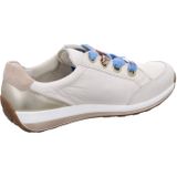 ARA Osaka Sneakers voor dames, crème, Shell, Platin, 37 EU, Crème Shell Platina, 37 EU Breed