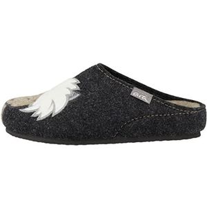 ara Dames Cosy Pantoffels, antraciet, 41 EU