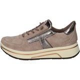 Ara - Sapporo - Sneakers - Lichtbeige/Metallic - Sleehak - Vetersluiting
