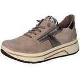 Ara - Sapporo - Sneakers - Lichtbeige/Metallic - Sleehak - Vetersluiting