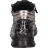 Ara - OSAKA - Sneakerboots - Zwart/grijs - Dierenprint - Sleehak