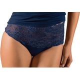 Nina von C - Dames Taille Slip - Ondergoed - Zwart - Biologisch Katoen, GOTS Gecertificeerd