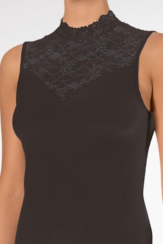 Nina von C - Kanten Top - Blazershirt - GOTS Gecertificeerd - Biologisch Katoen