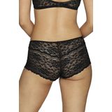 Kanten dames hipster - Millefleurs - Kanten dames ondergoed microfiber - 36 - Zwart