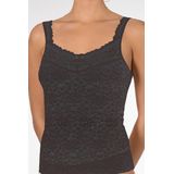 Millefleurs - Nina von C - Dames Hemd - Wit - 85% Polyamide, 15% Elastaan, Luxe Kanten Afwerking