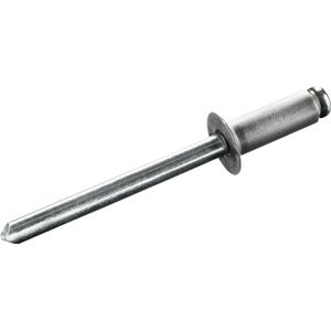 GOEBEL® - 500 x Blindklinknagels (Ø x L) 4,8 x 10 mm - Alu Aluminium AlMG 5,0 / RVS A2 - Verzonken kop - STANDARD - 7025148100 - Popnagel