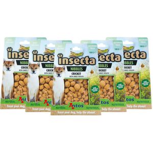 Insecta Nibbles Cricket (krekels &amp; zoete aardappel) 5 stuks a ca. 100g