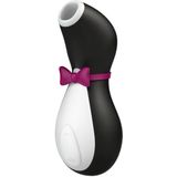 Satisfyer Penguin - Luchtdruk Vibrator - Zwart/ Wit