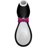 Satisfyer Penguin - Luchtdruk Vibrator - Zwart/ Wit