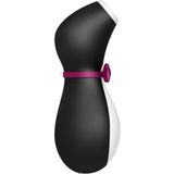 Satisfyer Penguin - Luchtdruk Vibrator - Zwart/ Wit