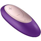 Satisfyer Double Plus Remote koppel vibrator - paars