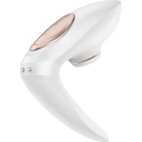 Satisfyer Pro 4 Couples - Luchtdruk Koppel Vibrator  - Wit/Brons