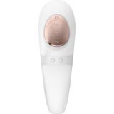 Satisfyer Pro 4 Couples - Luchtdruk Koppel Vibrator  - Wit/Brons