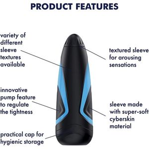 Satisfyer Me - Masturbator met Pompfunctie en Binnendrukregelaa - Huidvriendelijk Zacht Siliconen